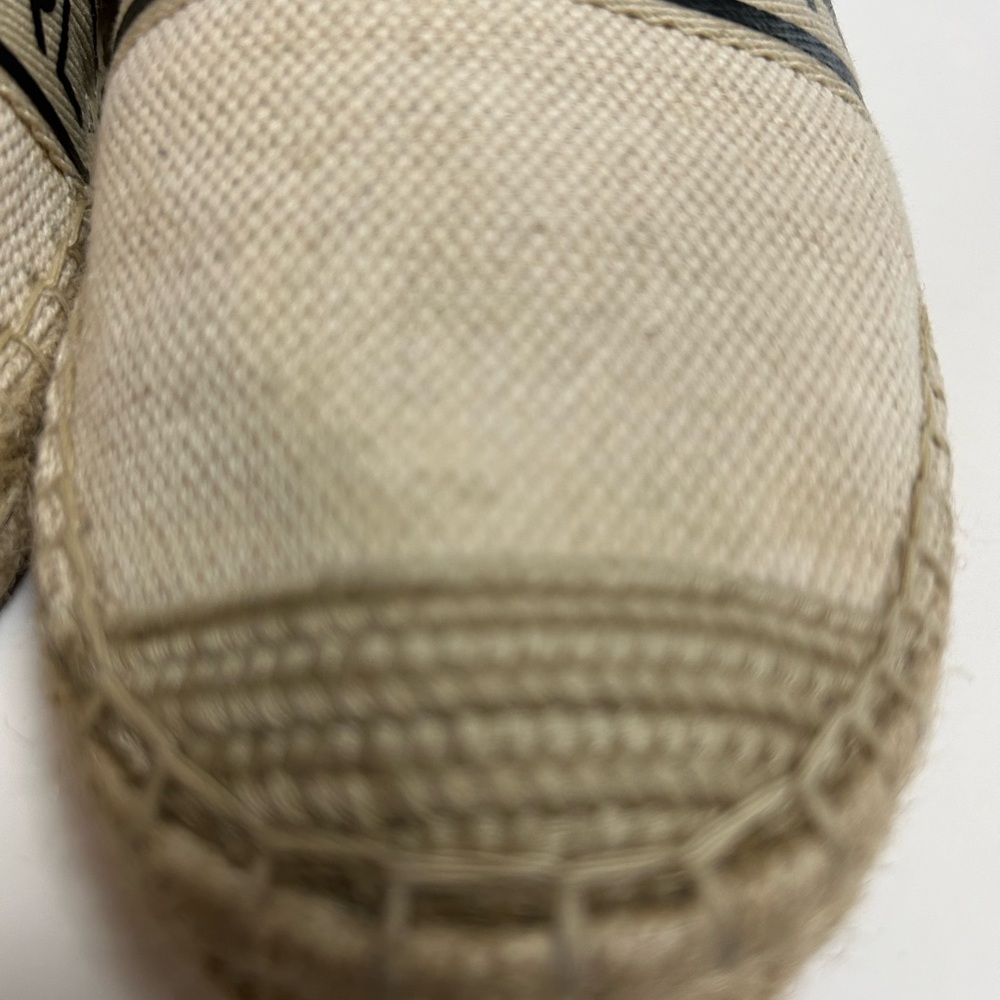 Lauren Ralph Lauren Caylee Canvas and Jute Flat Shoes Size 8B. - Picture 10 of 12